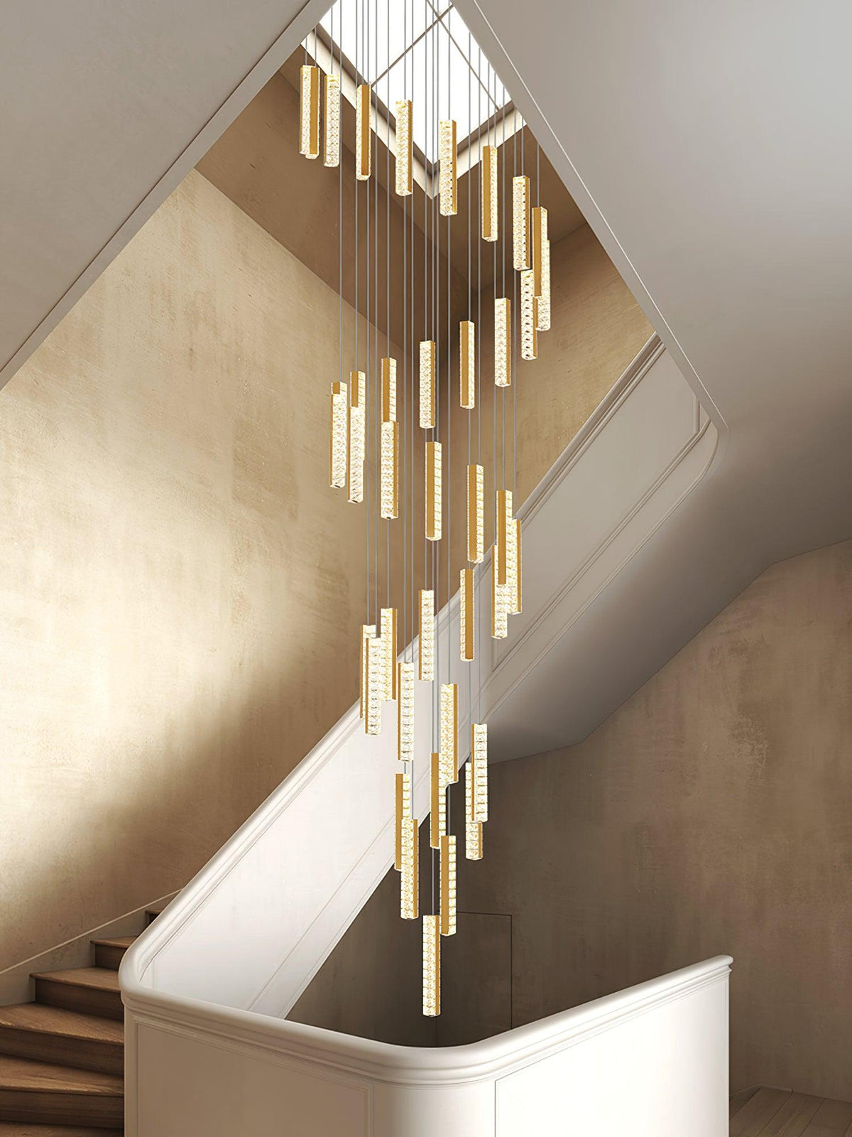 Sorenaria Kroonluchter Villa Forci hanglamp Zilver Modern