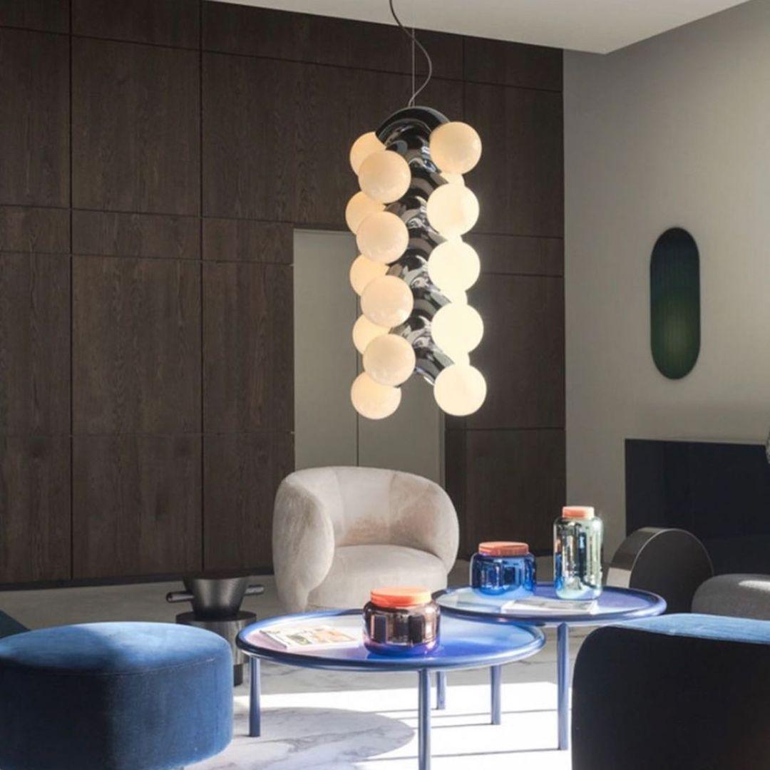 Ermira Premium Noordse kunst glazen hanglamp