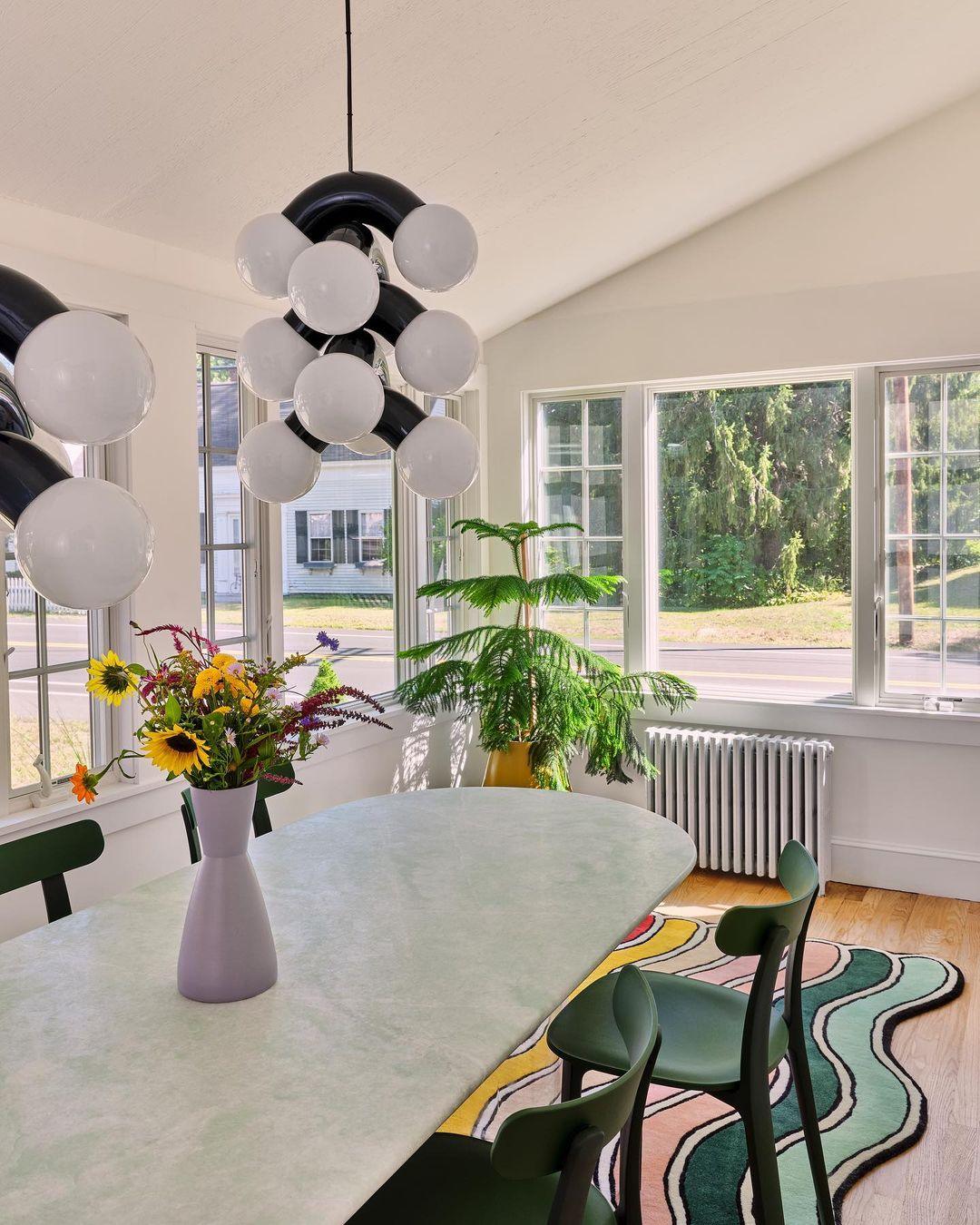Ermira Premium Noordse kunst glazen hanglamp