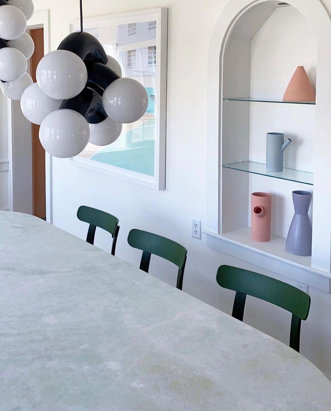 Ermira Premium Noordse kunst glazen hanglamp