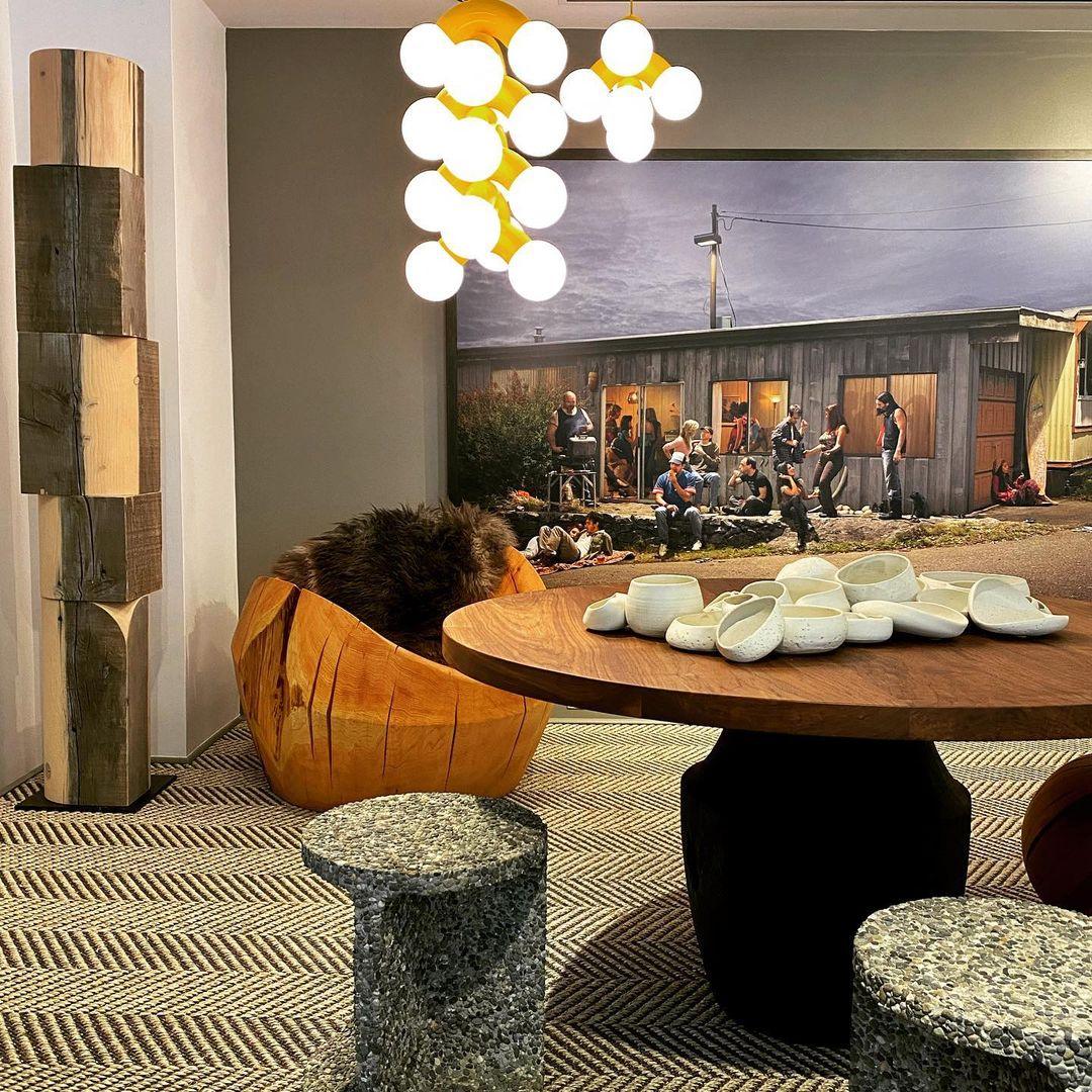 Ermira Premium Noordse kunst glazen hanglamp