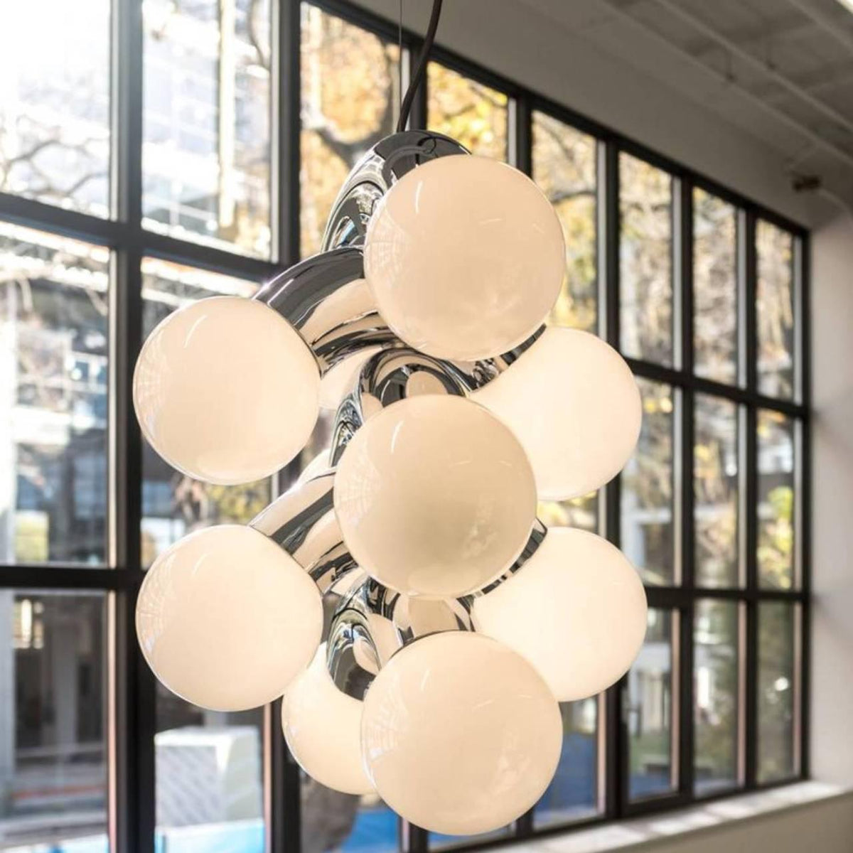 Ermira Premium Noordse kunst glazen hanglamp