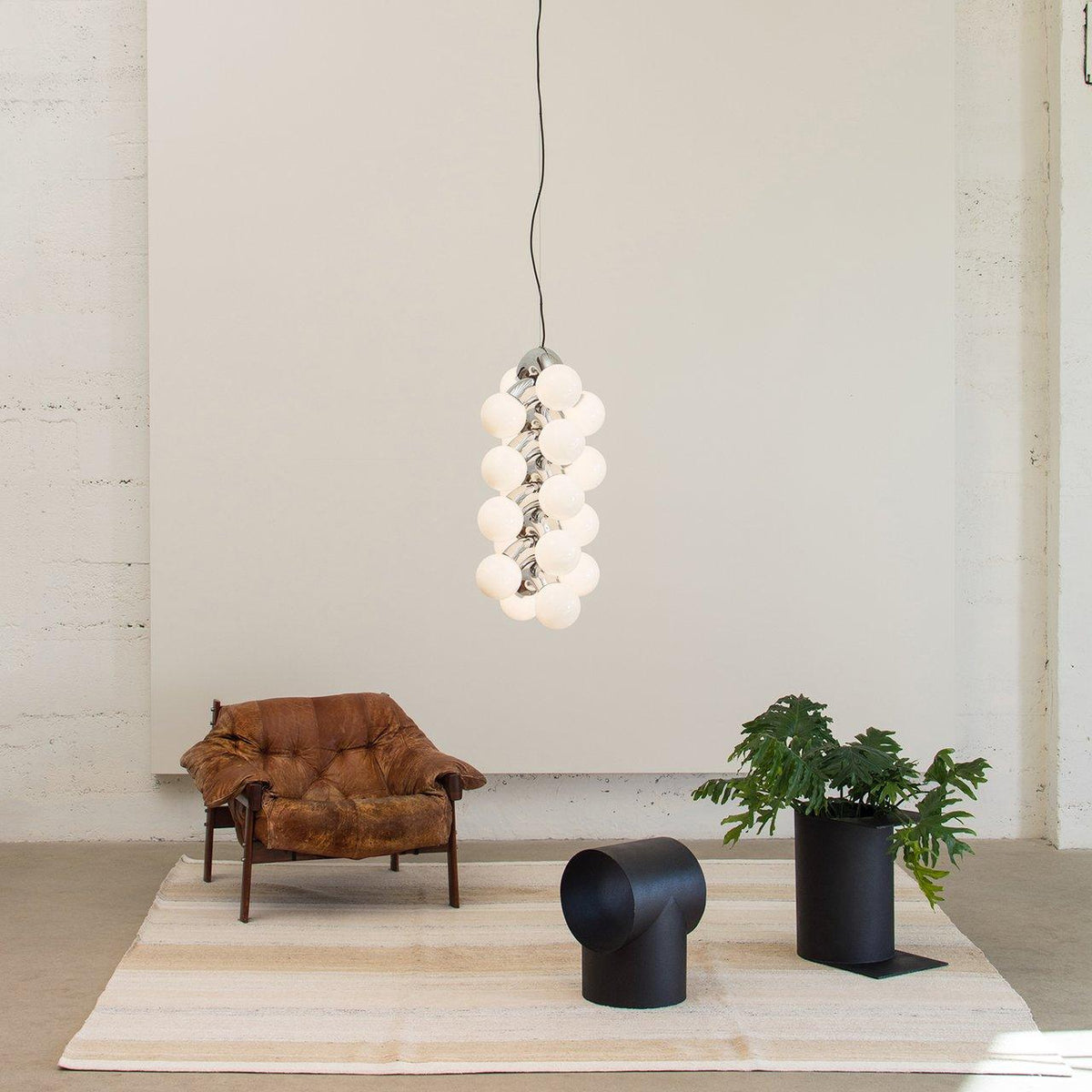 Ermira Premium Noordse kunst glazen hanglamp