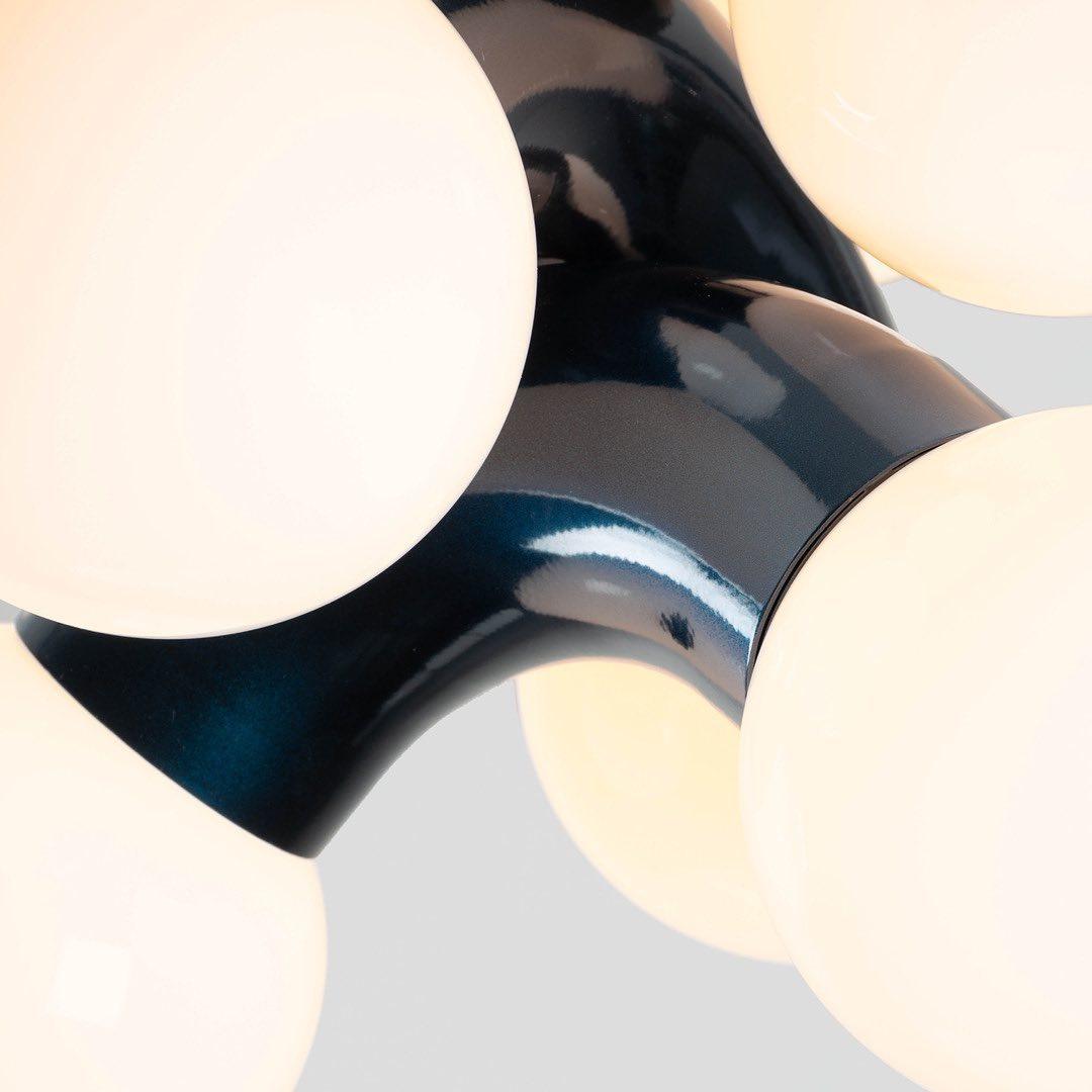 Ermira Premium Noordse kunst glazen hanglamp