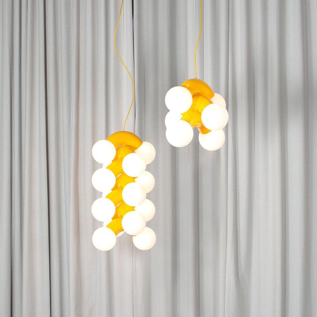 Ermira Premium Noordse kunst glazen hanglamp
