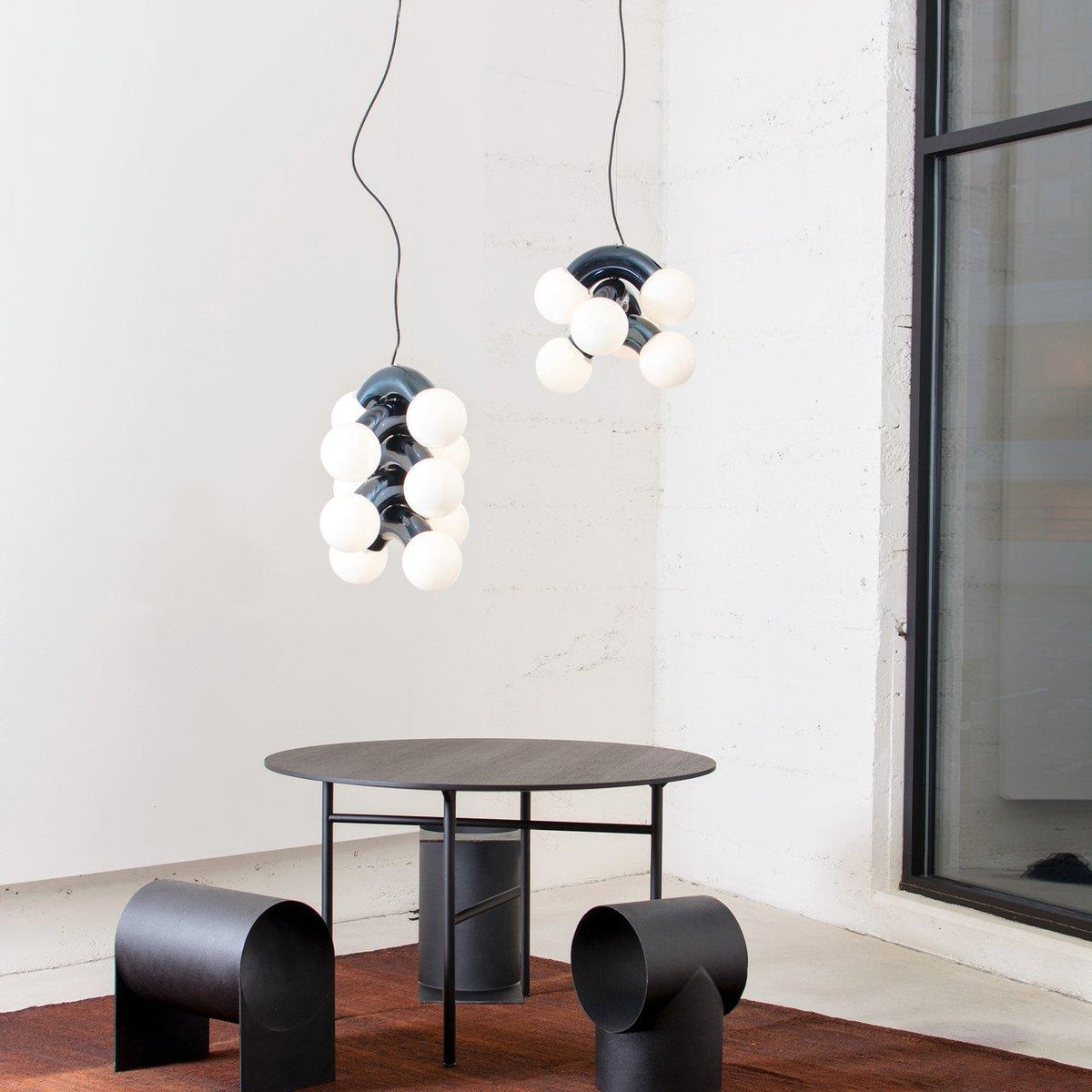 Ermira Premium Noordse kunst glazen hanglamp