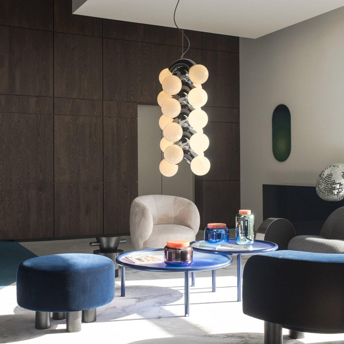 Ermira Premium Noordse kunst glazen hanglamp