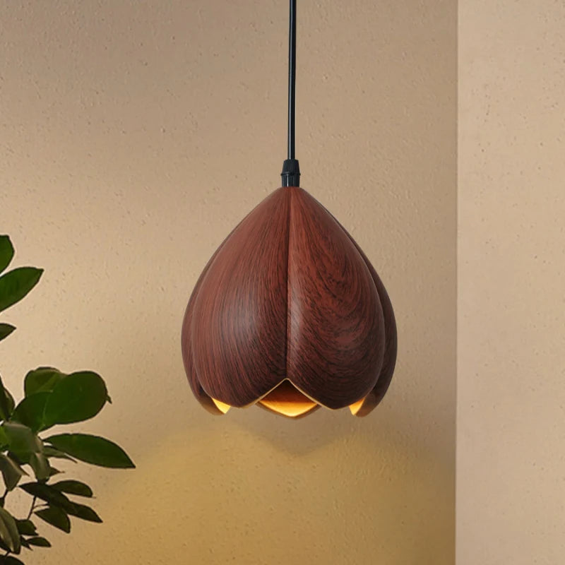 Ritta Vintage Bloem LED Hanglampen Metaal Hars Eetkamer