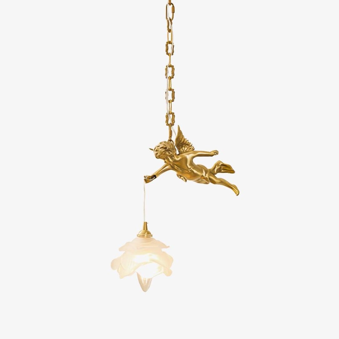 Solene hanglamp van messing