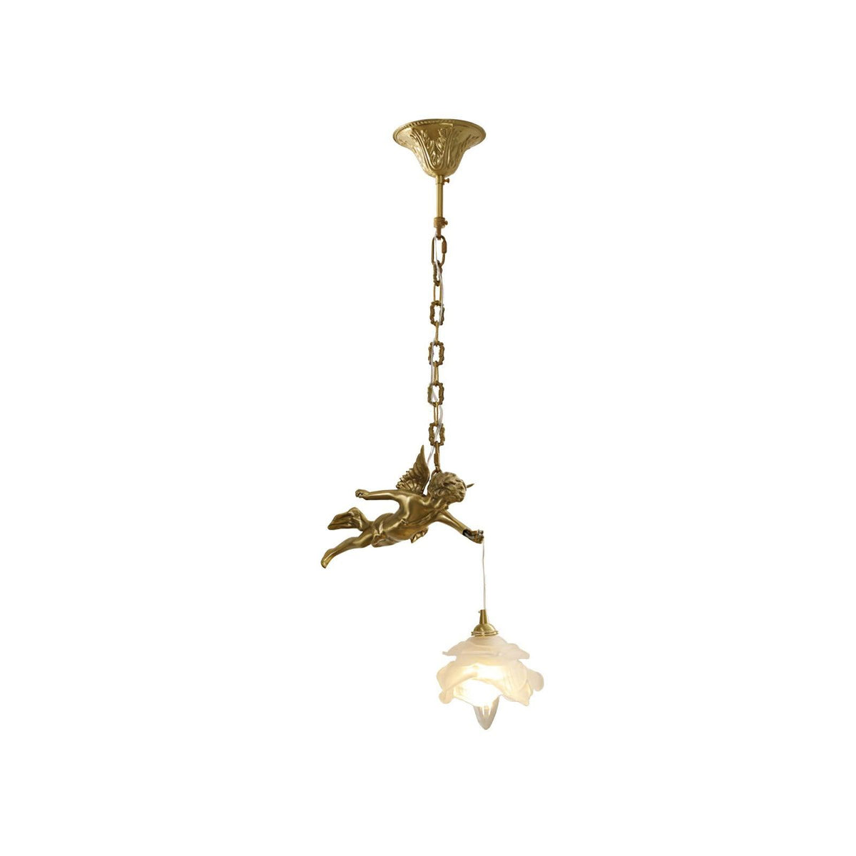Solene hanglamp van messing