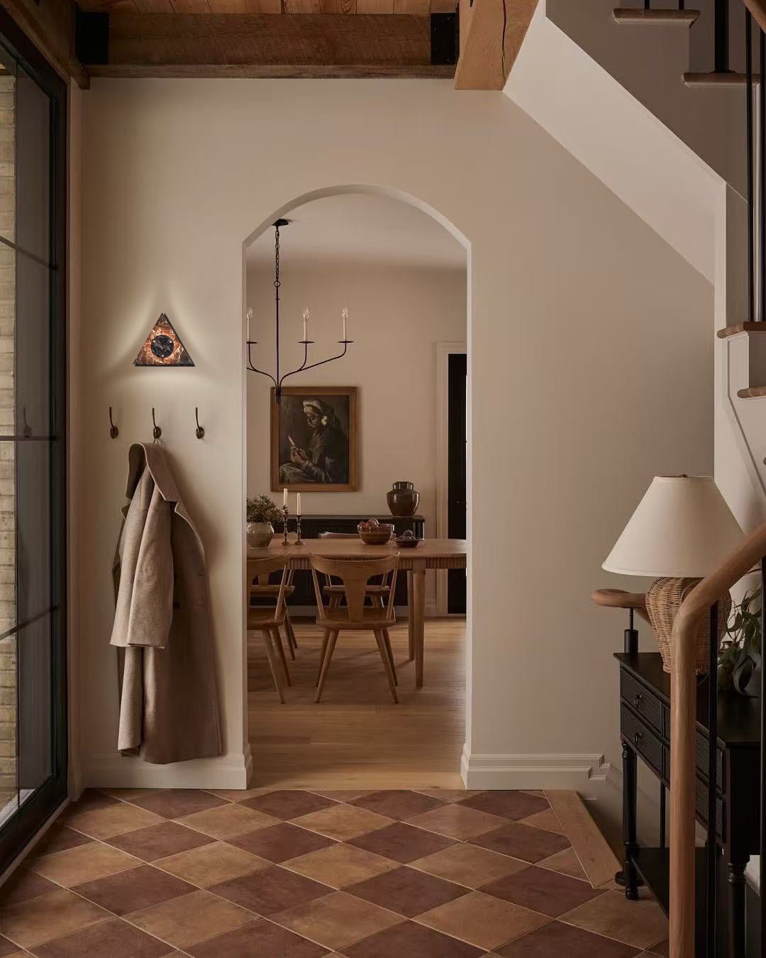 Pyramid Rustic marmer wandlamp