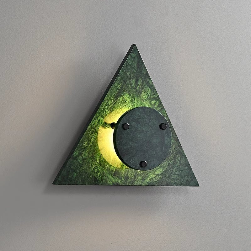 Pyramid Rustic marmer wandlamp