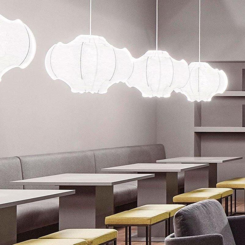 Lotus Minimalistische hanglamp van zijde