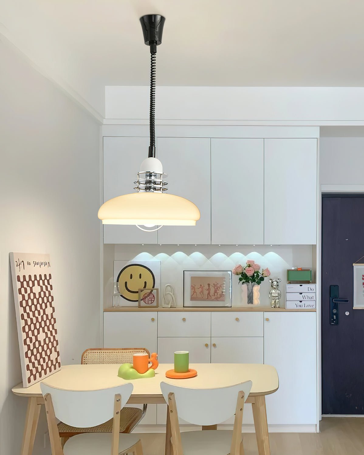 Ulaearae Noordse kunst klassieke glas hanglamp