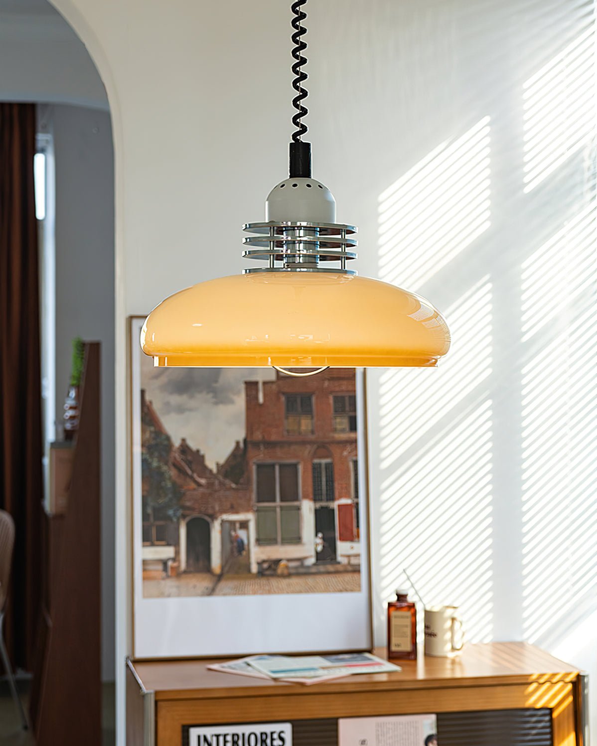 Ulaearae Noordse kunst klassieke glas hanglamp