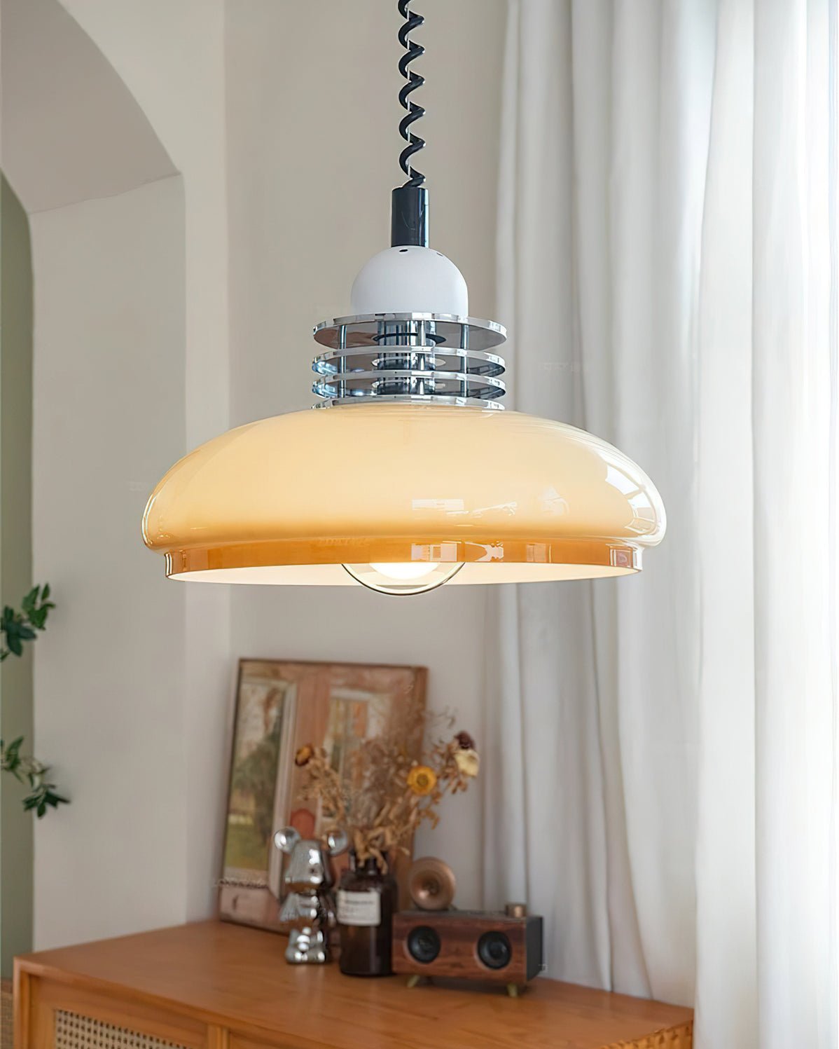 Ulaearae Noordse kunst klassieke glas hanglamp