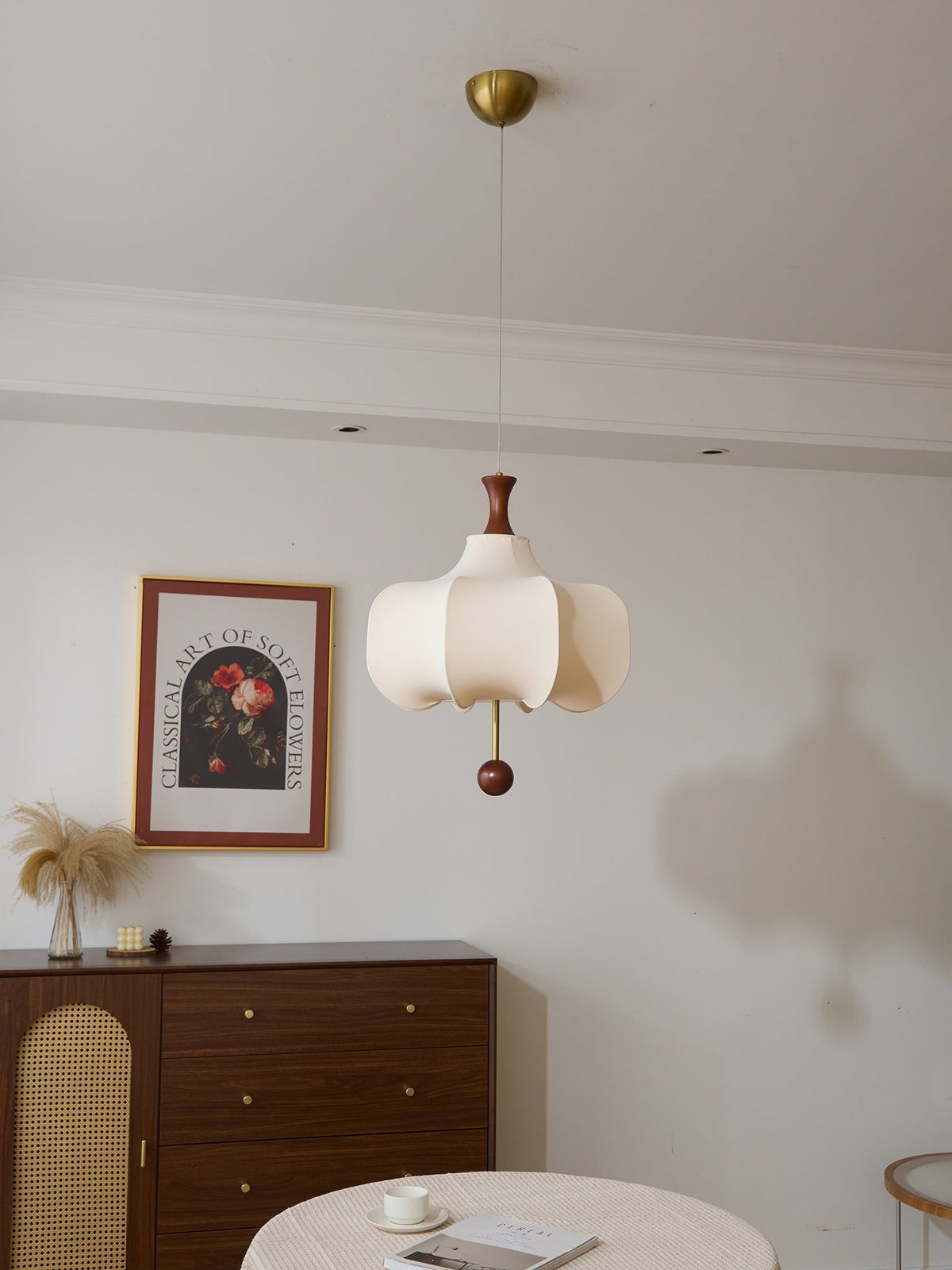 Venoryra Premium elegantie Cloud Houten hanglamp