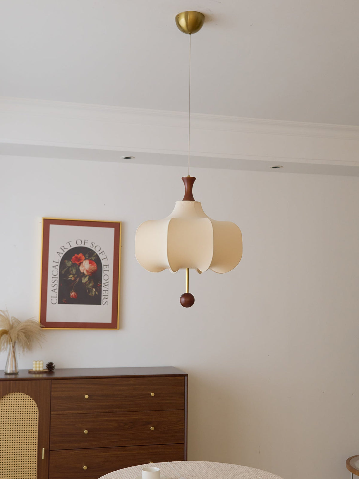 Venoryra Premium elegantie Cloud Houten hanglamp