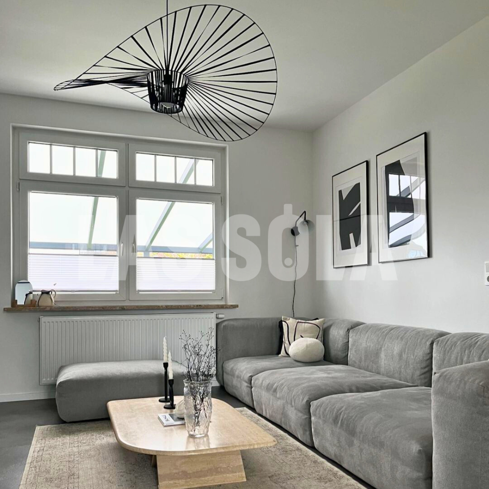 Renée Design LED Hanglamp Zwart/Bruin/Gouden/Wit Rotan Woon/Slaapkamer