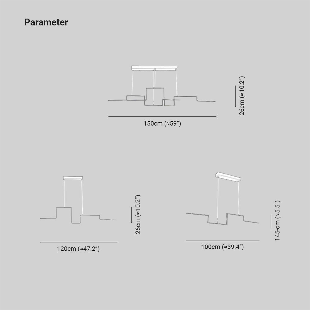 Bouvet Bijzondere Design LED Hanglampen Metaal Eetkamer Woonkamer