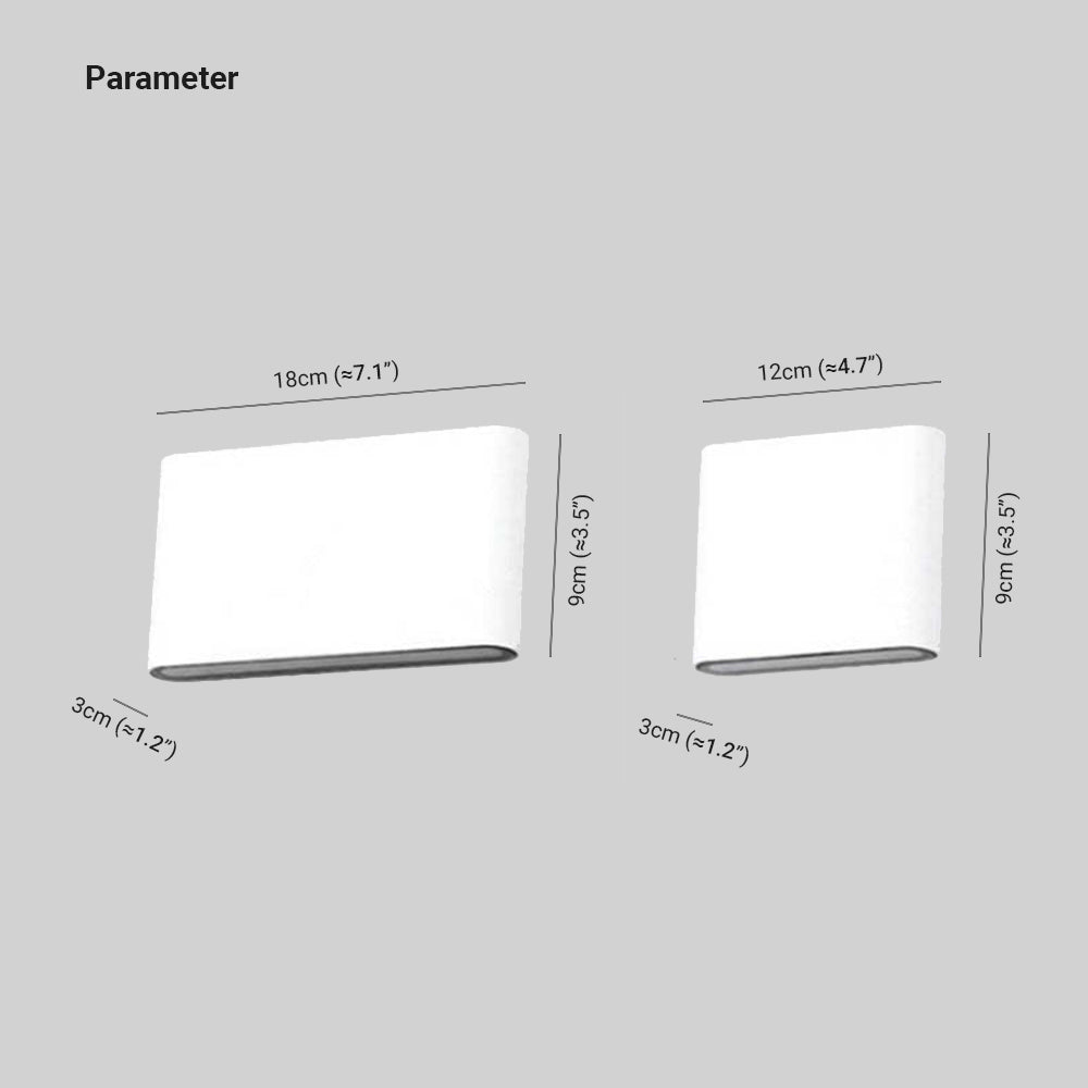 Orr Moderne LED Wandlampen Wit Zwart Acryl Metaal Tuin Hal