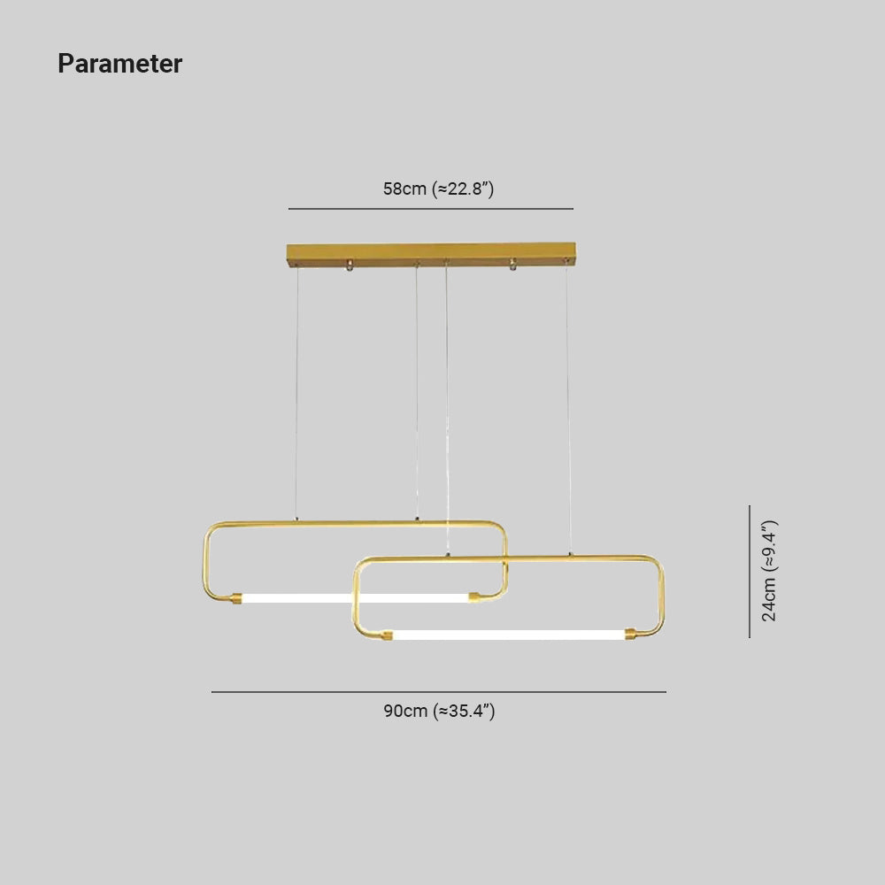 Bouvet Moderne Minimalistische Hanglampen Zwart Goud Woonkamer