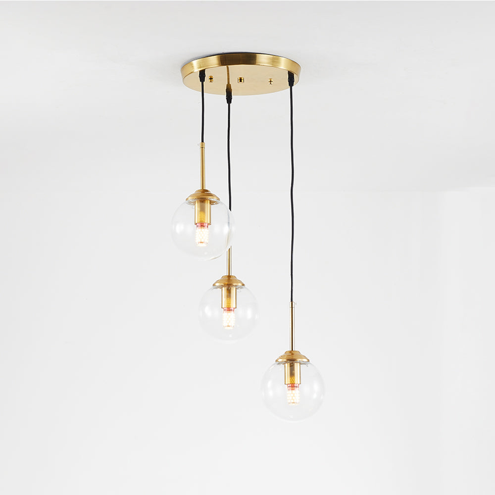 Valentina Ronde Designer LED Hanglamp Metaal Glas Eetkamer Woonkamer