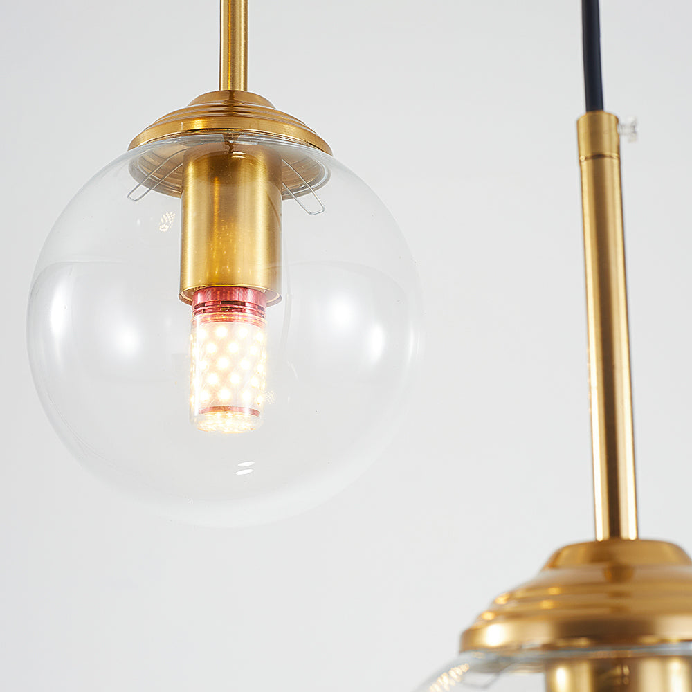 Valentina Ronde Designer LED Hanglamp Metaal Glas Eetkamer Woonkamer