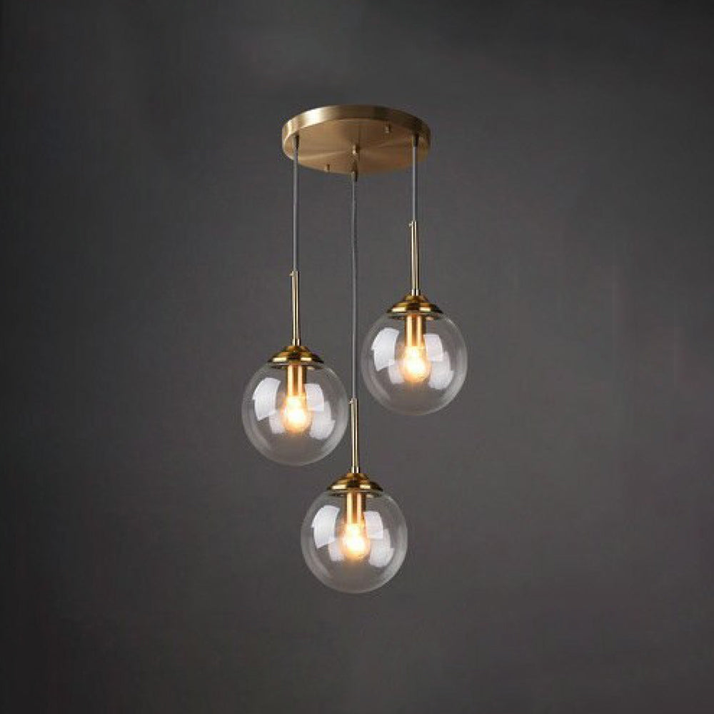 Valentina Ronde Designer LED Hanglamp Metaal Glas Eetkamer Woonkamer