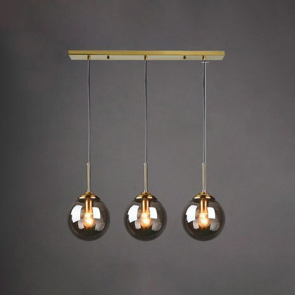 Valentina Ronde Designer LED Hanglamp Metaal Glas Eetkamer Woonkamer