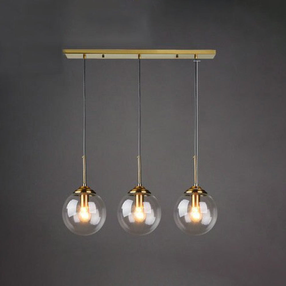 Valentina Ronde Designer LED Hanglamp Metaal Glas Eetkamer Woonkamer