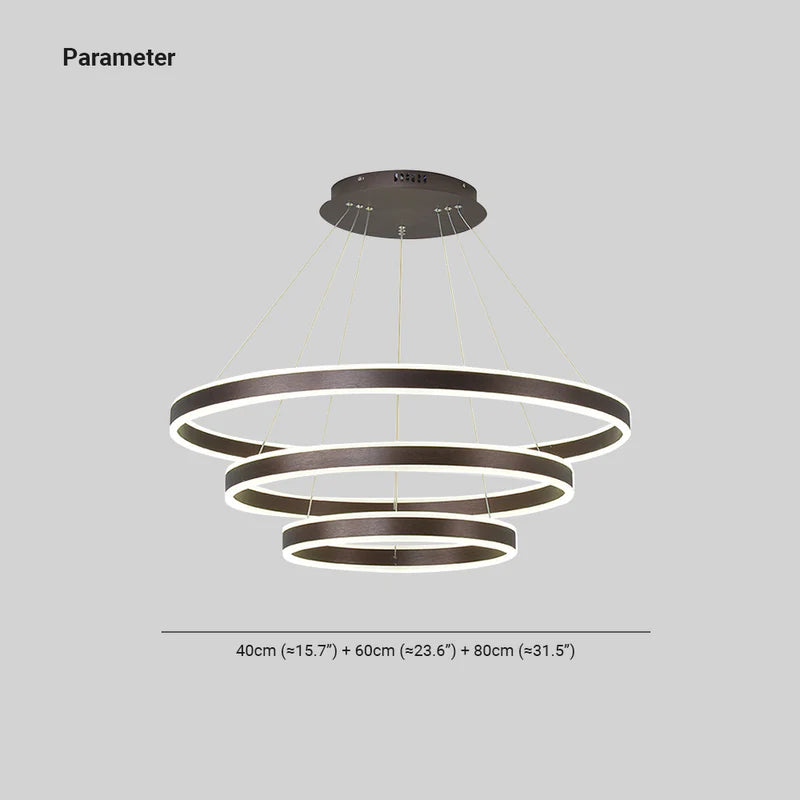 Arisha Moderne LED Hanglampen Koffie Metaal Woonkamer/Slaapkamer