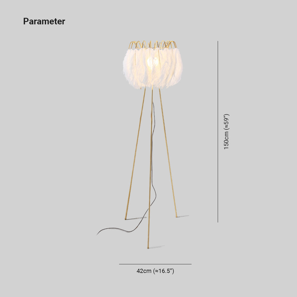 O'Moore Design LED Vloerlampen Goud Metaal Eetkamer Slaapkamer