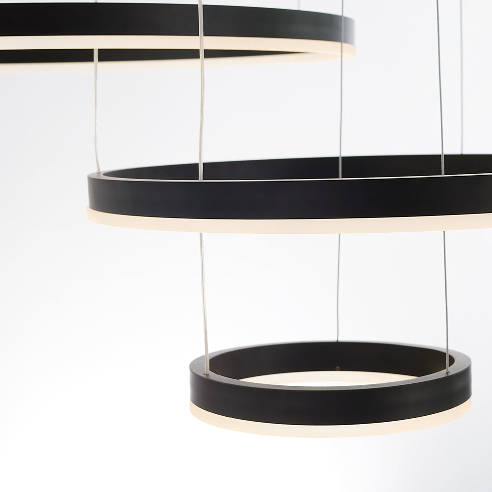 Arisha Moderne Grote  Hanglampen Wit Metaal Slaapkamer  Woonkamer Tir-Cirkel
