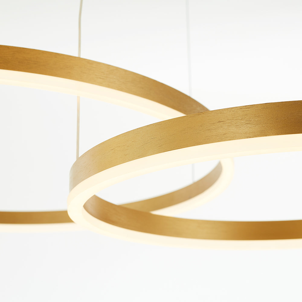 Arisha Moderne Grote  Hanglampen Wit Metaal Slaapkamer  Woonkamer Tir-Cirkel