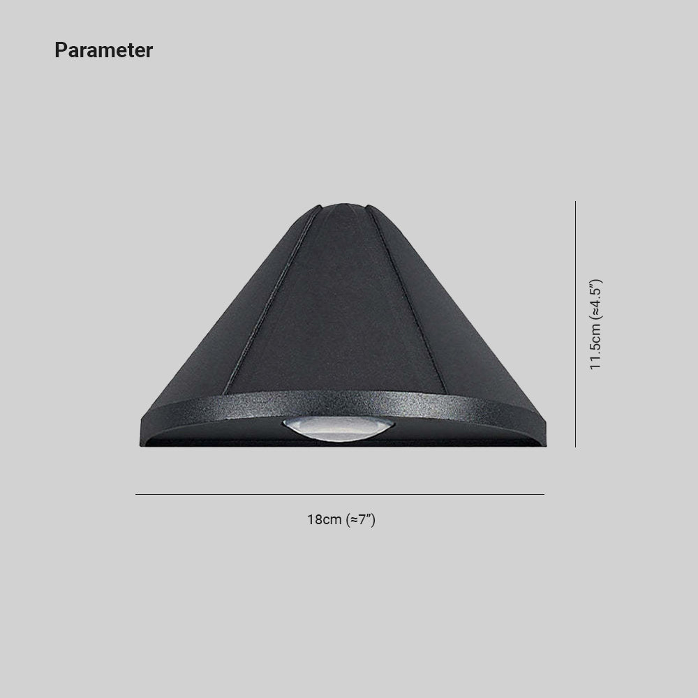 Orr Kleine LED Wandlampen Zwart Wit Metaal Acryl Tuin Hal Buiten