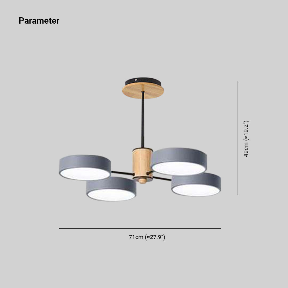 Sienna  Art Deco Hanglampen Wit Groen Grijs Metaal Hout Woonkamer