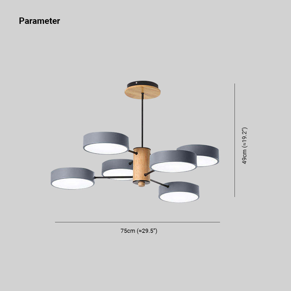 Sienna  Art Deco Hanglampen Wit Groen Grijs Metaal Hout Woonkamer