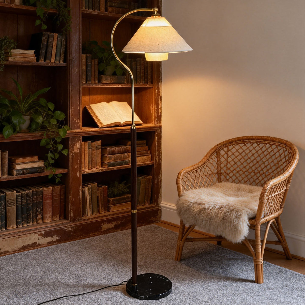 Viraalina vloerlamp met nek
