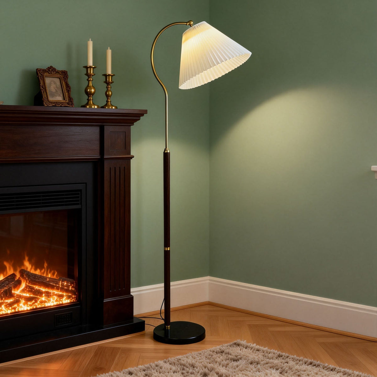 Viraalina vloerlamp met nek