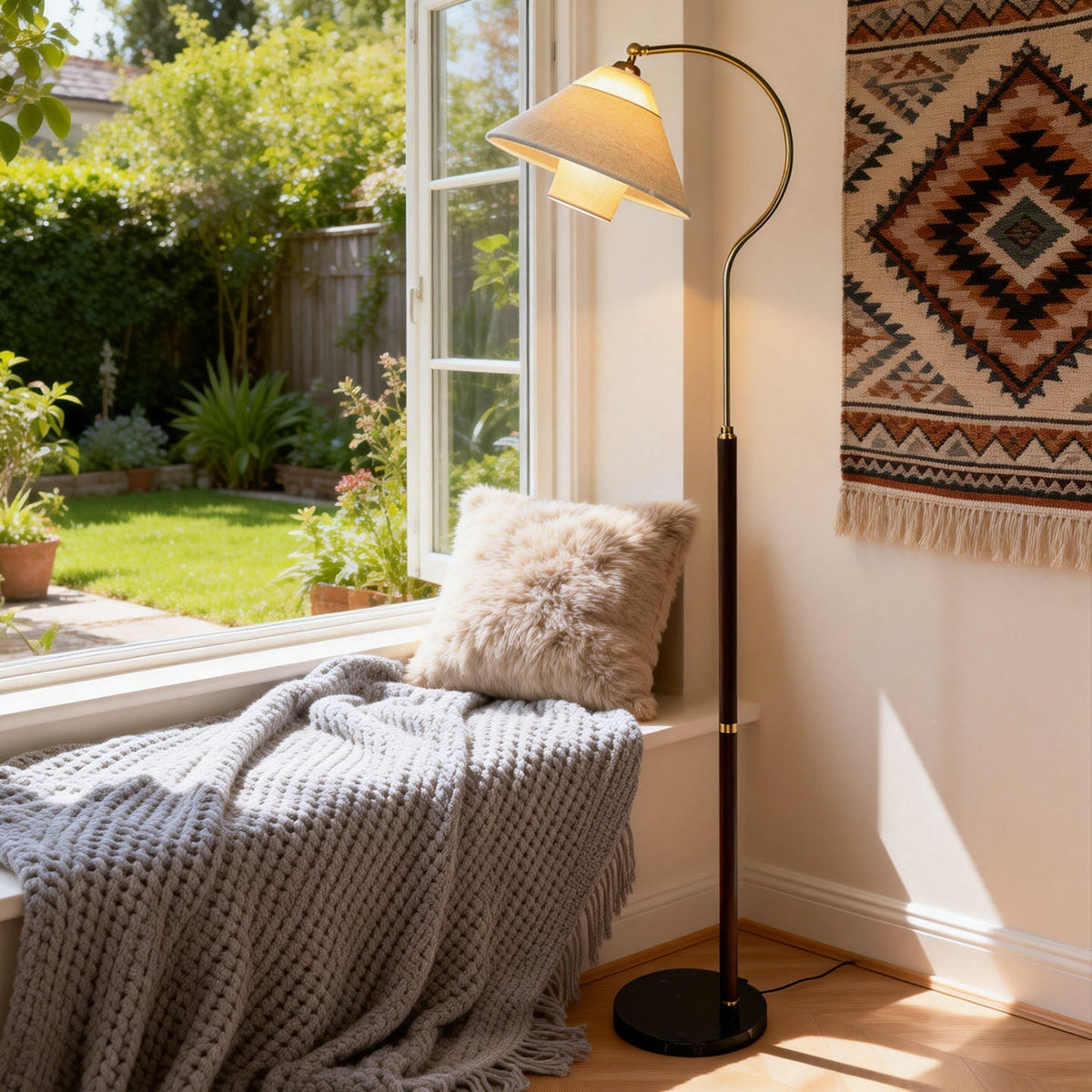 Viraalina vloerlamp met nek