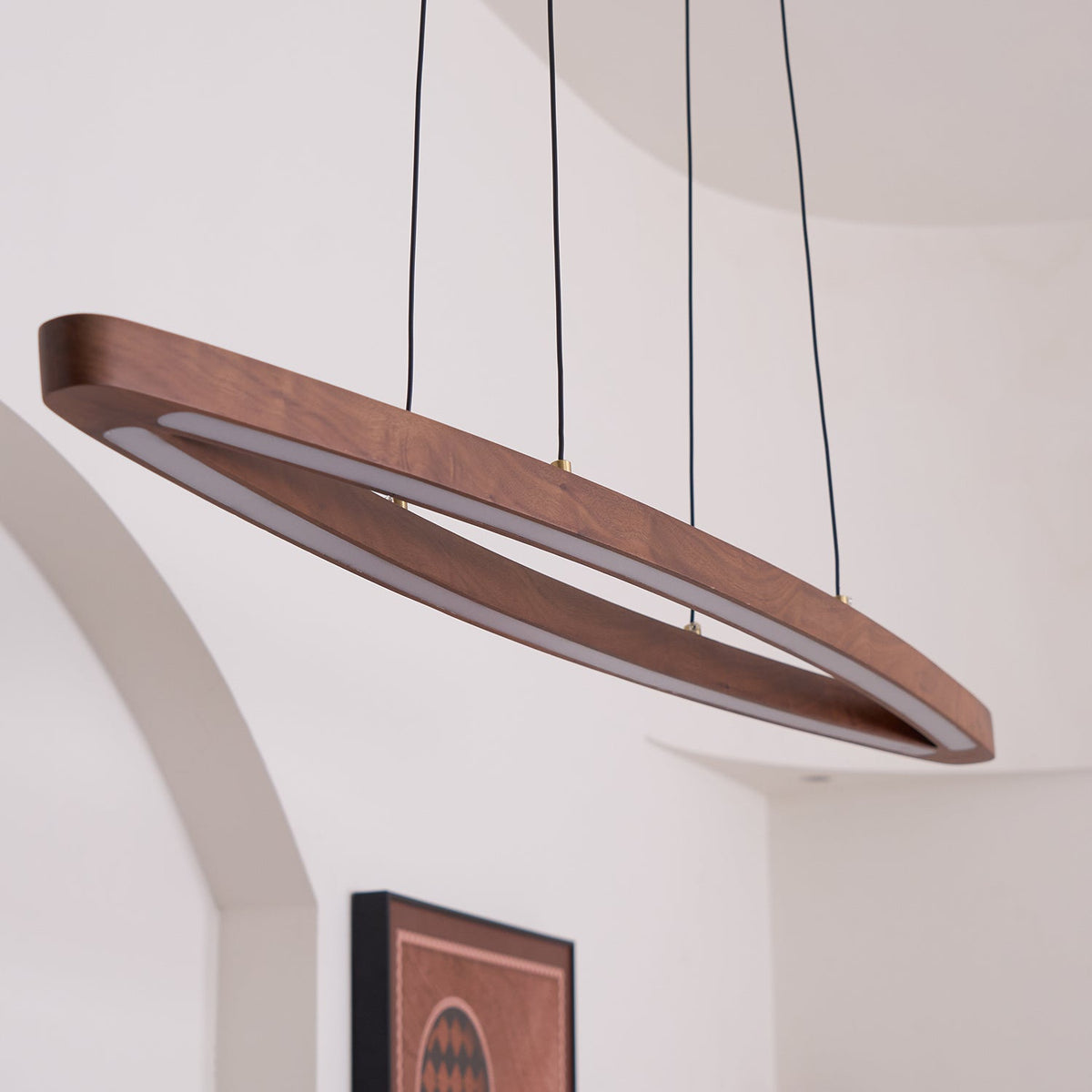 Hylan Hout Minimalistische hanglamp