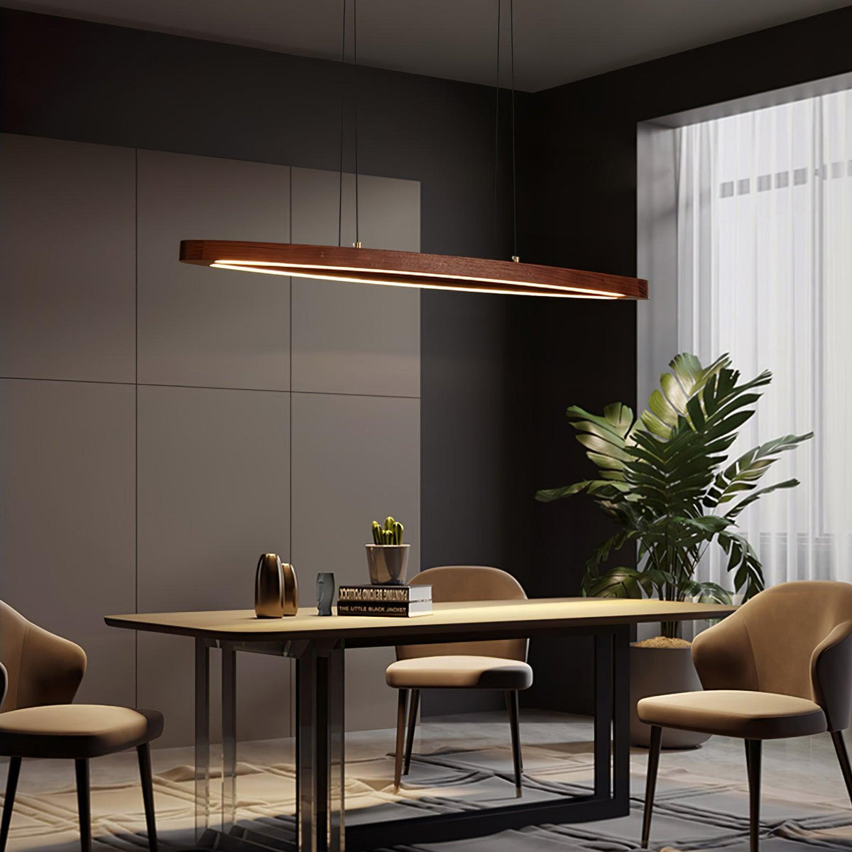 Hylan Hout Minimalistische hanglamp