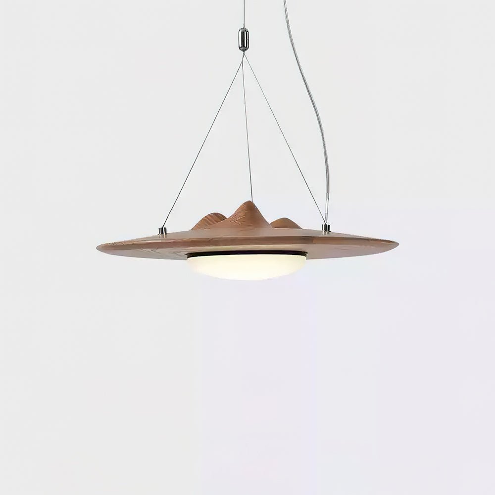 Vathea Premium Noordse kunst hanglamp van hout