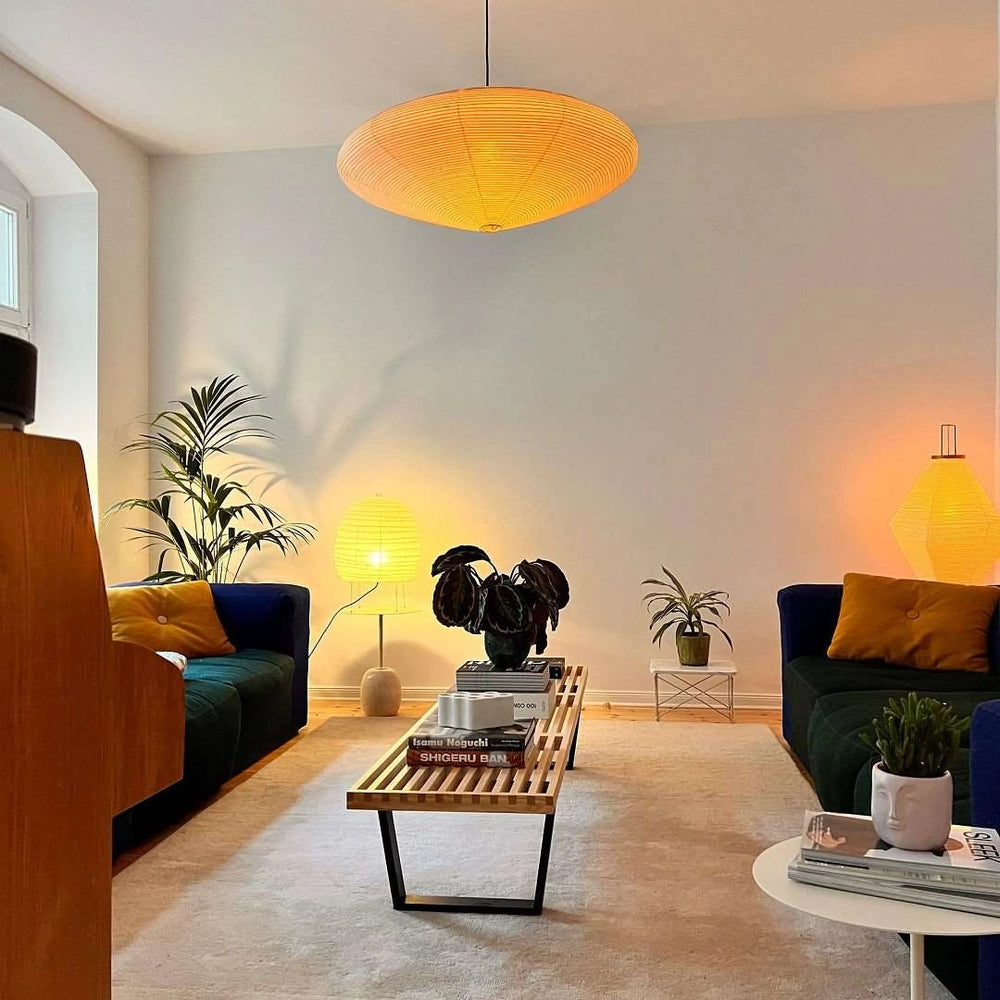 Piaiviella hanglamp washi-papier voor woonkamer