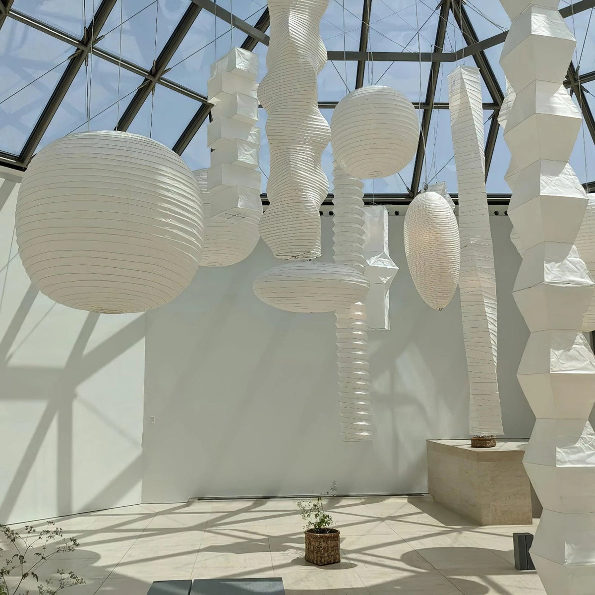 Piaiviella hanglamp washi-papier voor woonkamer