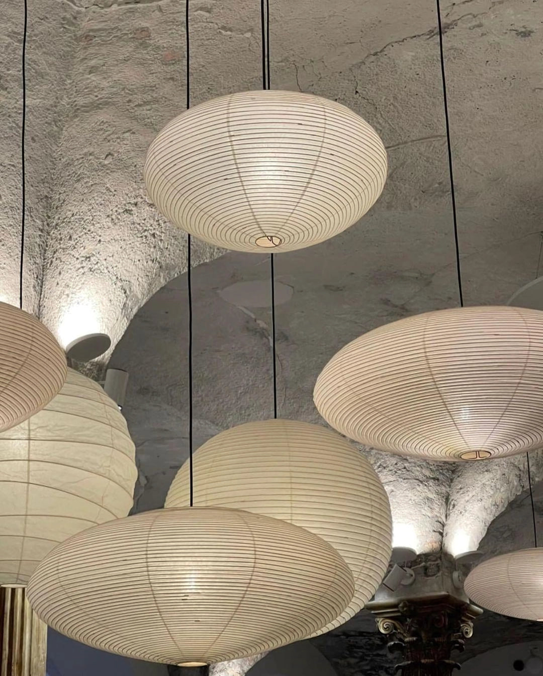 Piaiviella hanglamp washi-papier voor woonkamer