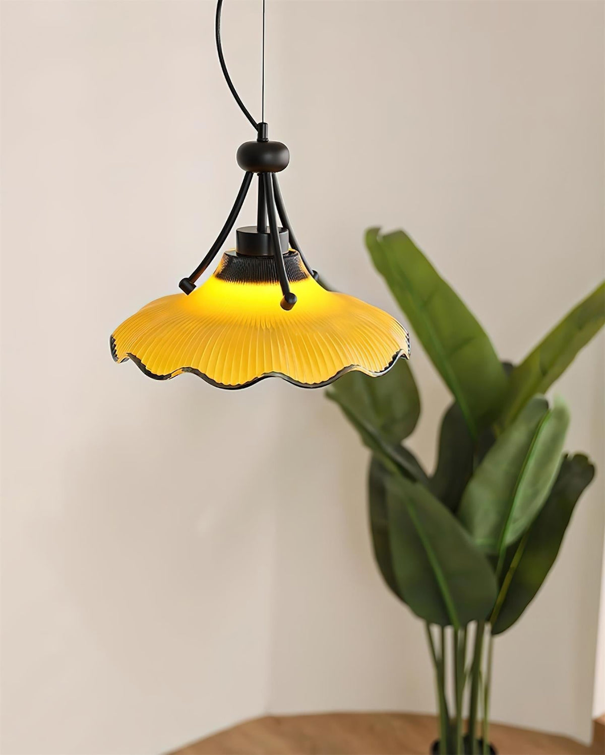 Vitrina hanglamp Geel