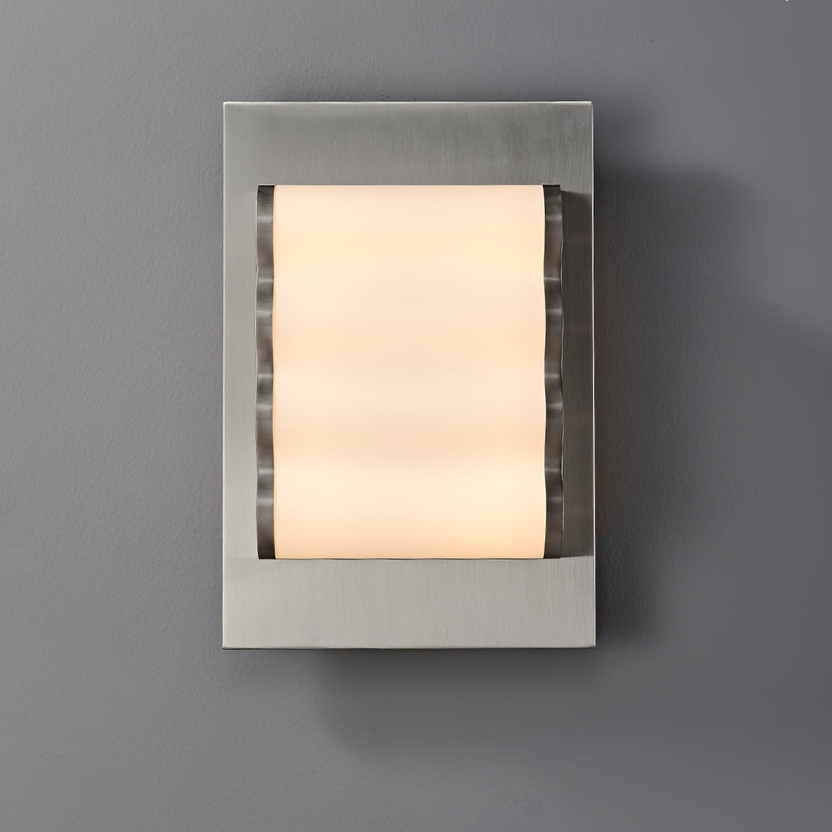 Wave wandlamp met moderne stoffen kap