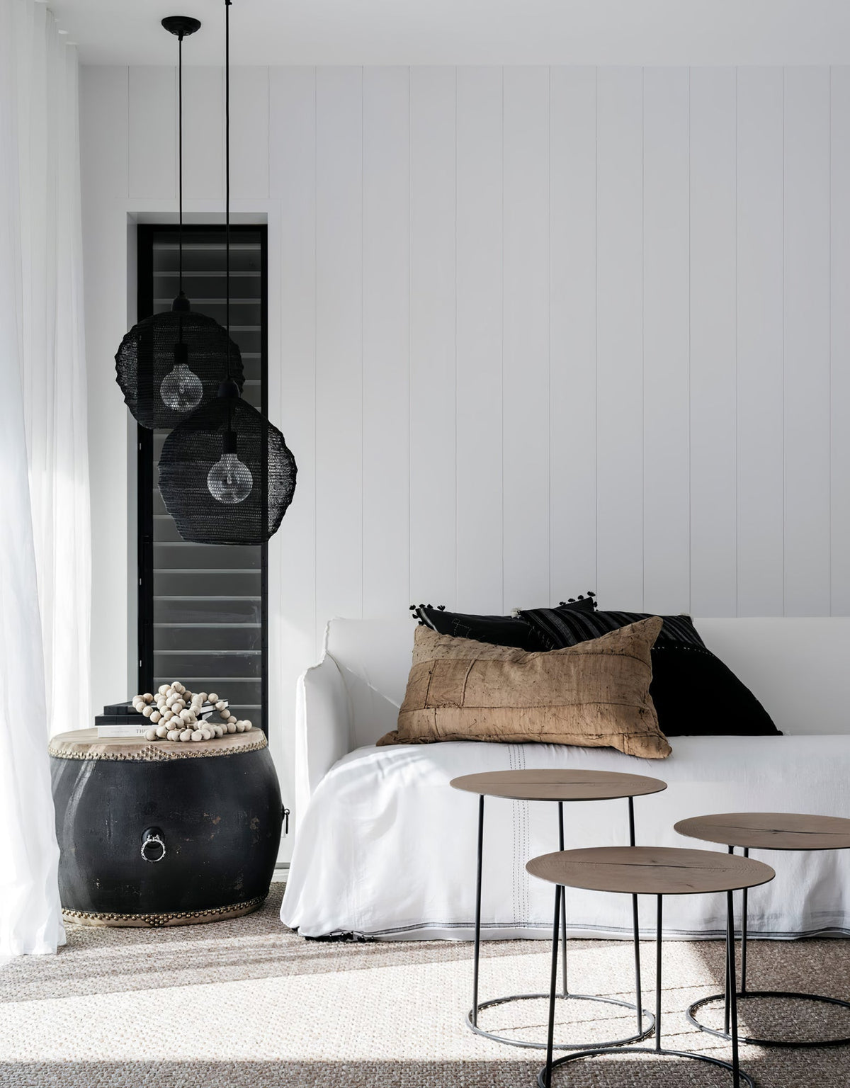 Vae industriële hanglamp van draad